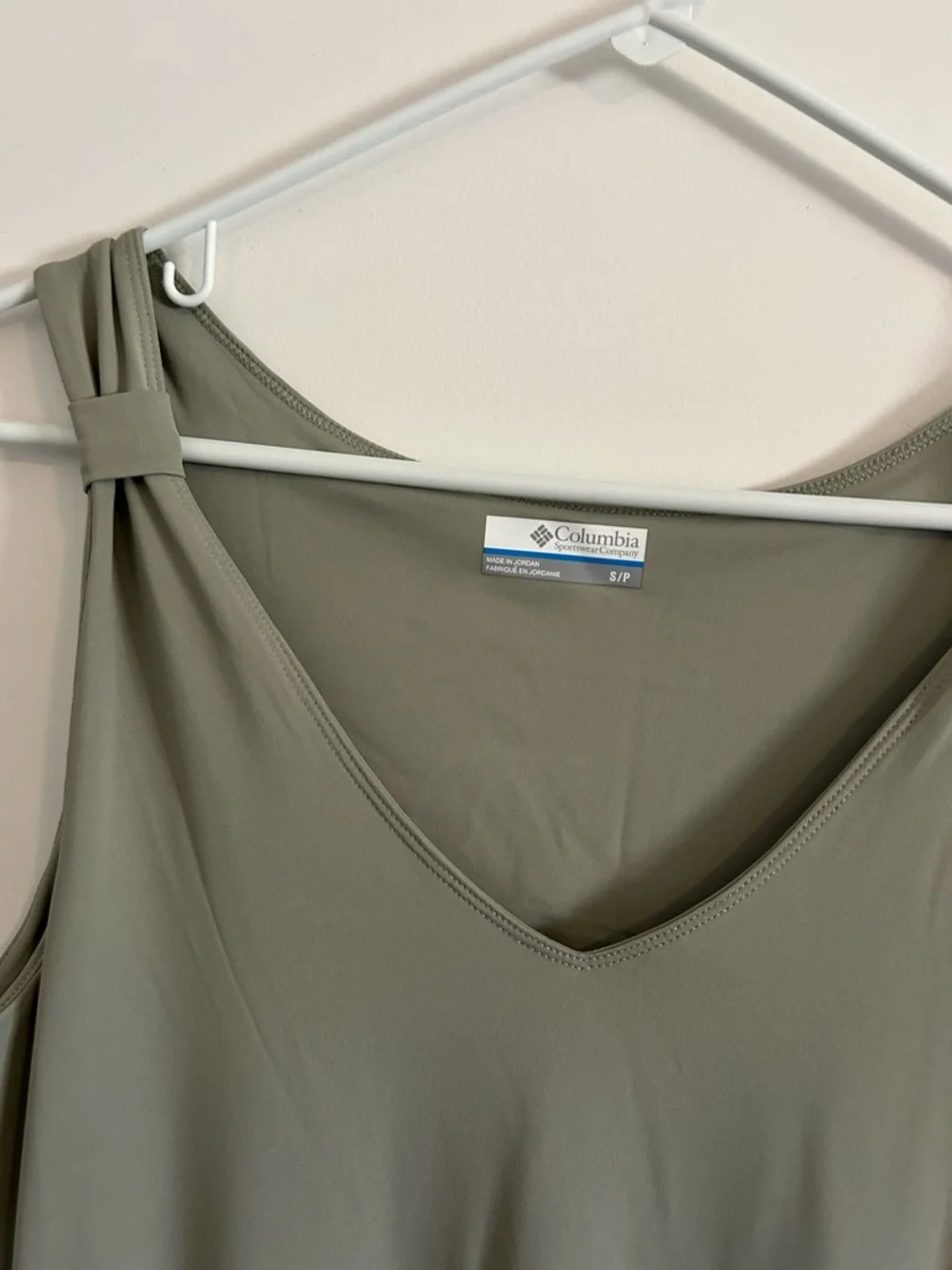 Columbia Olive Chill River Midi Dress with V-Neck Small ,NWT! - Picture 3 of 8